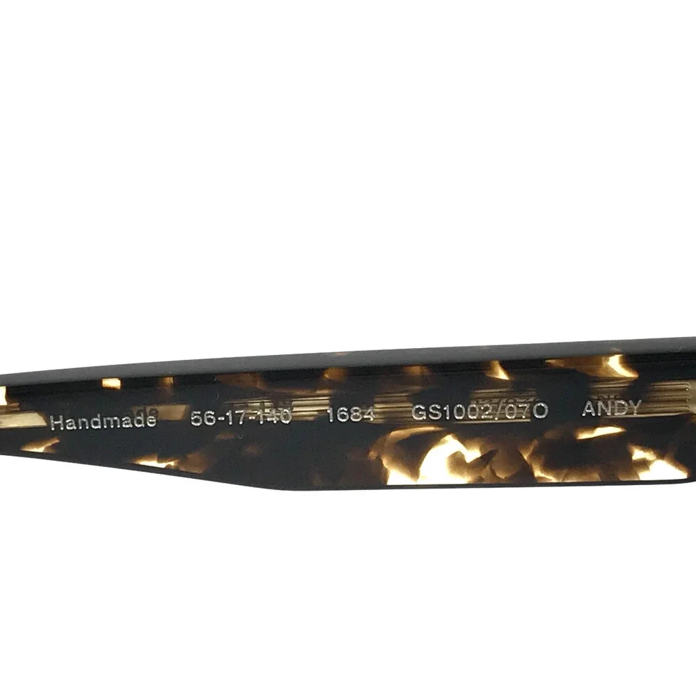 Gigi Studios Eyeglasses Frames ANDY GS1002/07O Black Tortoise Cat Eye 56-17-140